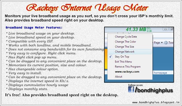 RACKEYSINTERNETUSAGEMETER | Top 10 Software for New PC in 2023 | Bond High Plus