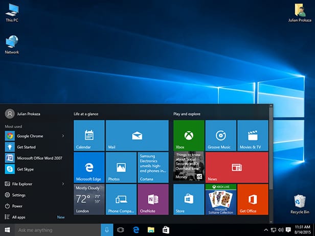 Windows 10 Start Menu Resize