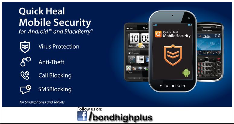 QH Mobile Security | Quick Heal Antivirus | Bond High Plus